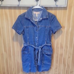 Lone Star Kids Denim Shirt Dress